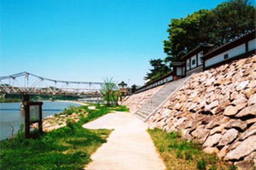 大石田町俯瞰図
